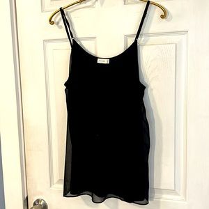 Gentle Fawn top, size medium. Sheer overlay.